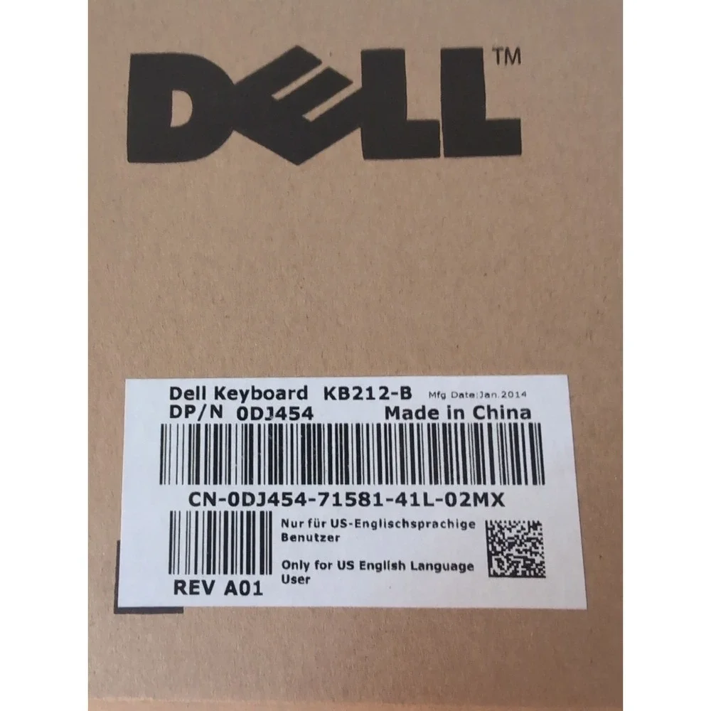 Dell KB212-B Black Wired Keyboard